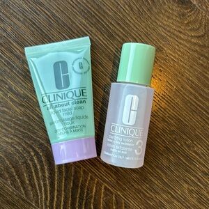 Clinique wash and clarifying lotion